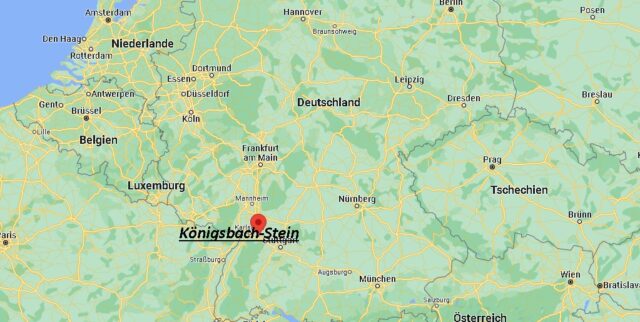 Wo liegt Königsbach-Stein