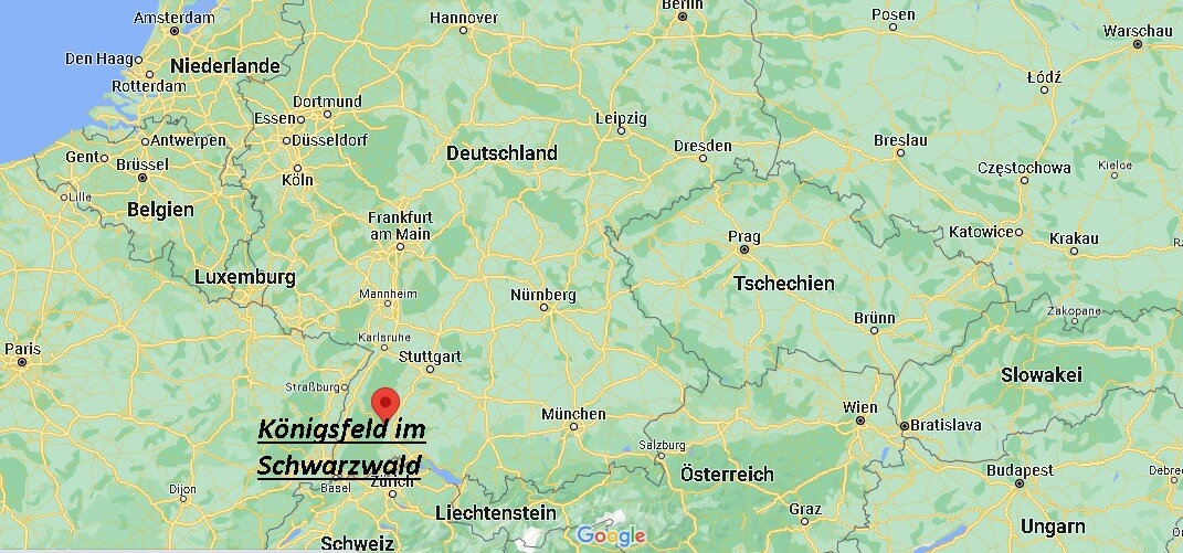 Wo liegt Königsfeld im Schwarzwald