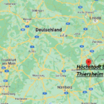 Wo liegt Höchstädt bei Thiersheim