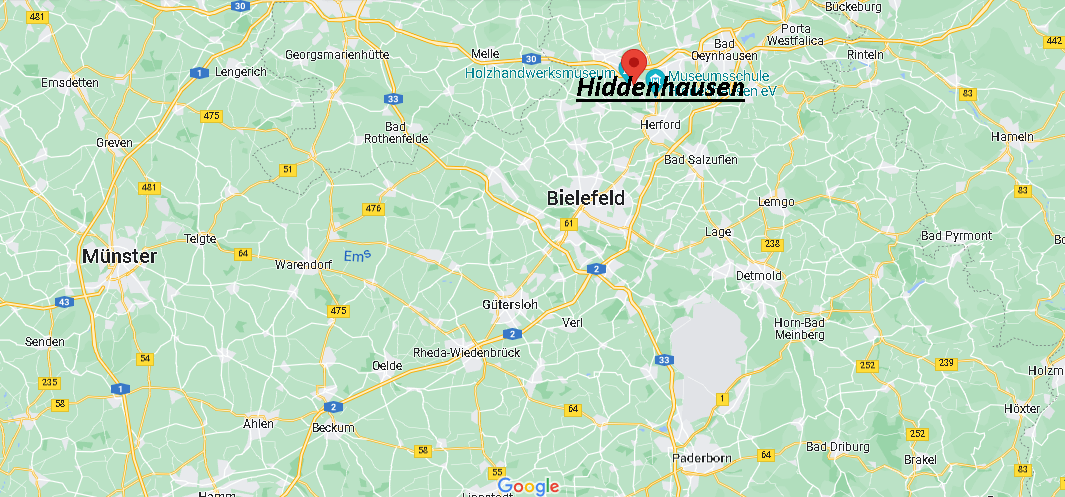 In welchem Land liegt Hiddenhausen