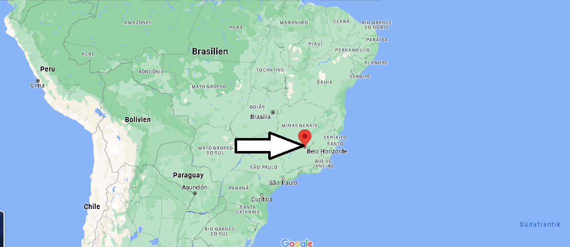 Wo liegt Belo Horizonte Brasilien