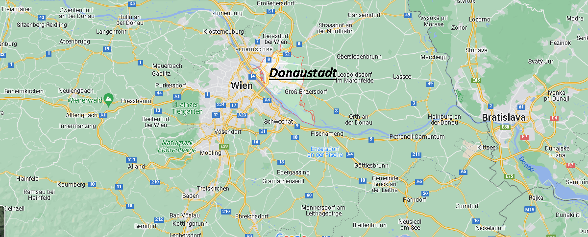 Wo liegt Donaustadt