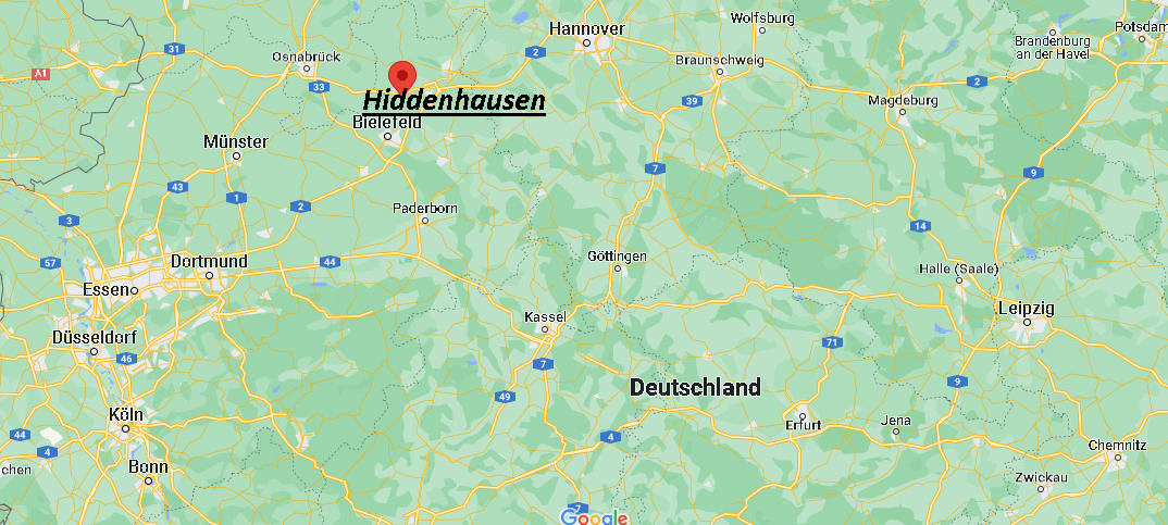 Wo liegt Hiddenhausen