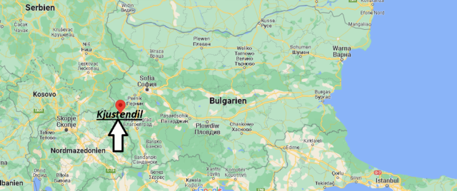 Wo liegt Kjustendil Bulgarien