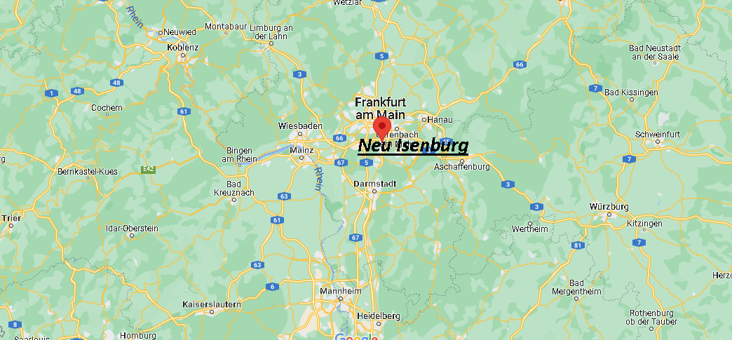 Wo liegt Neu Isenburg