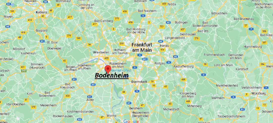 Wo liegt Bodenheim