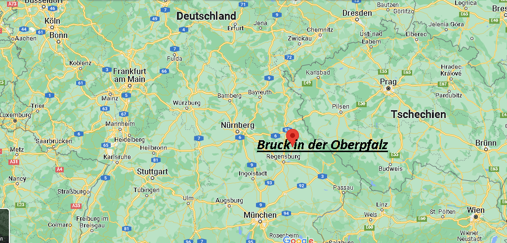 Wo liegt Bruck in der Oberpfalz