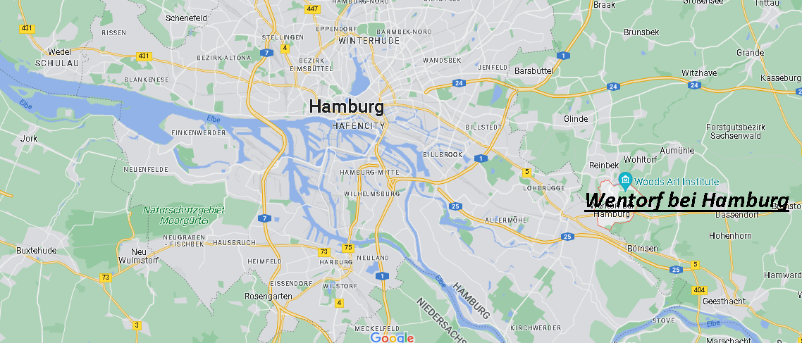 Wo liegt Wentorf bei Hamburg