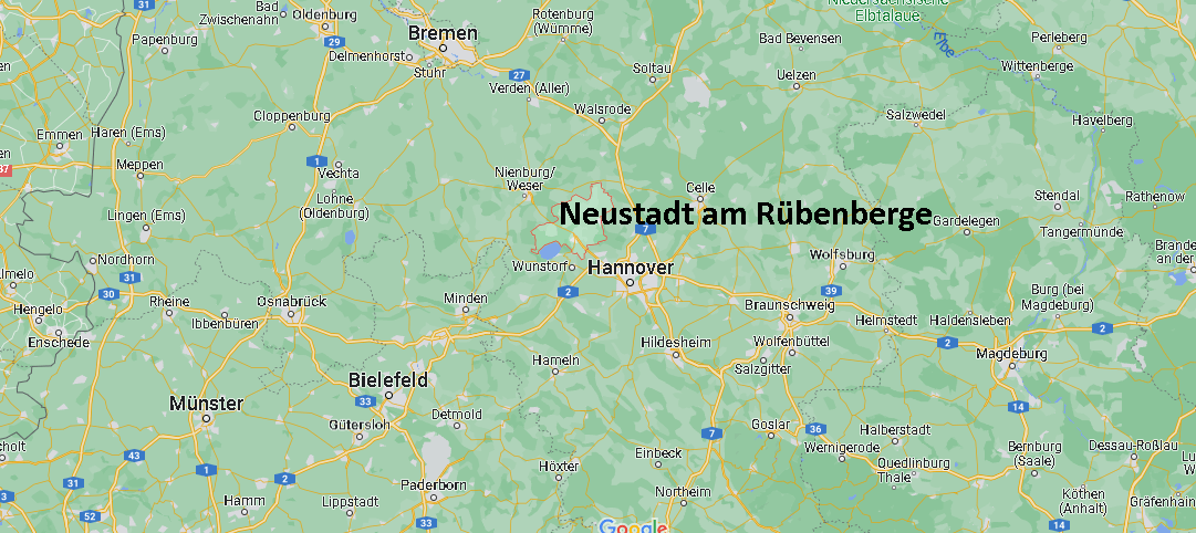 Wo ist Neustadt am Rübenberge