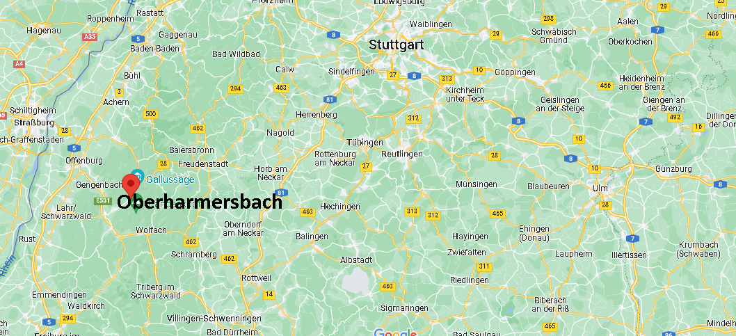 Wo ist Oberharmersbach