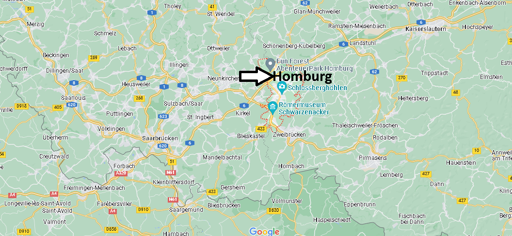 Wo ist Homburg