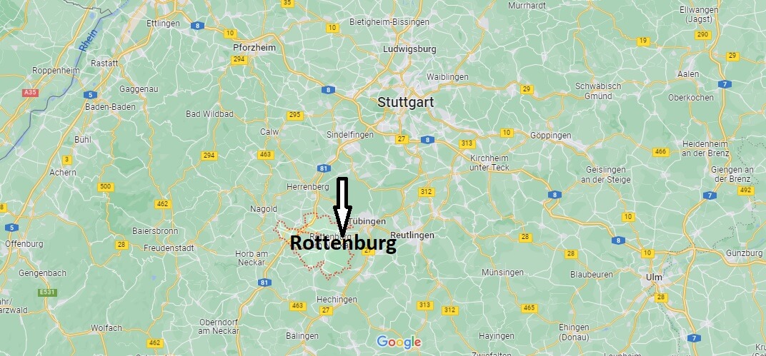Wo ist Rottenburg