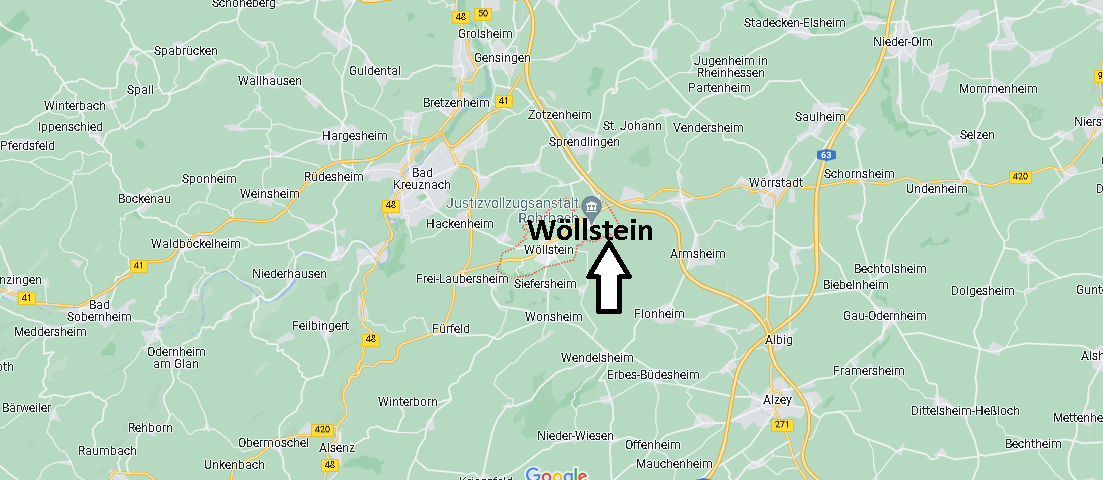 Wo ist Wöllstein