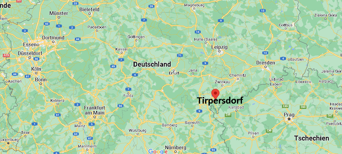 Wo liegt Tirpersdorf