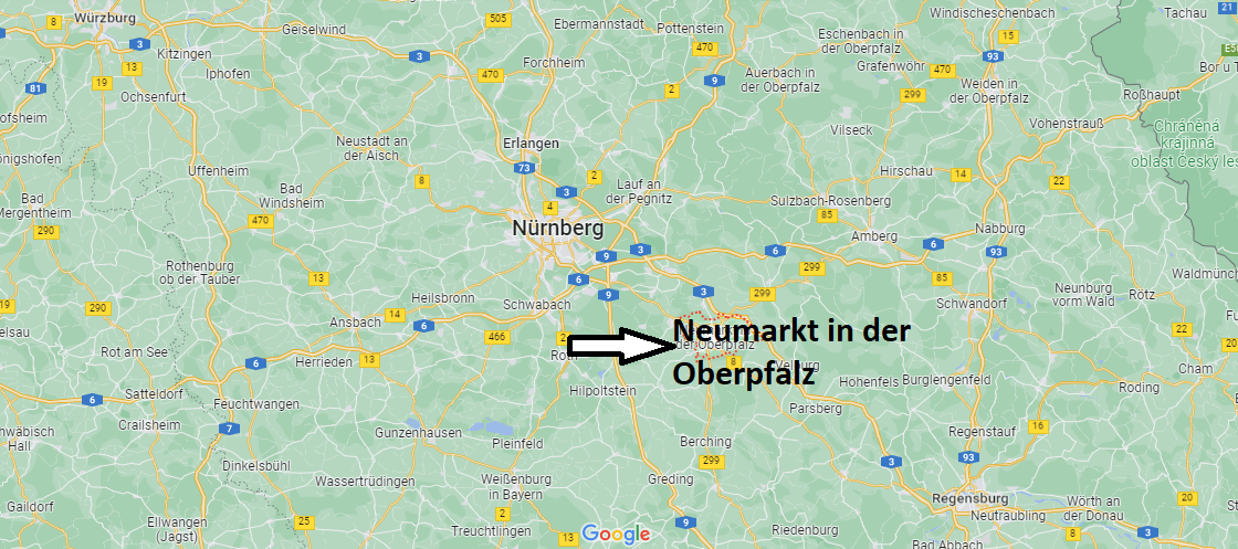 Wo ist Neumarkt in der Oberpfalz