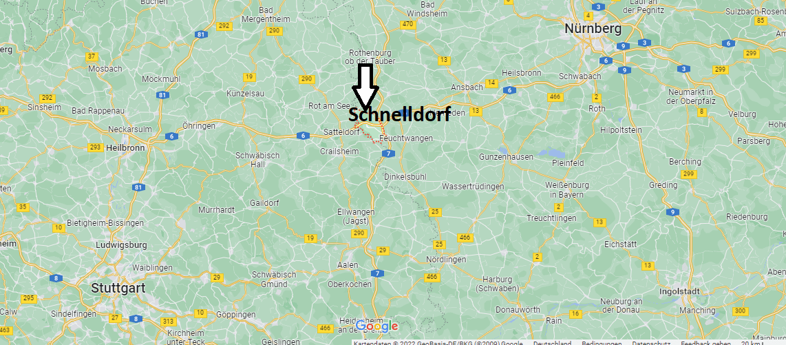 Wo ist Schnelldorf
