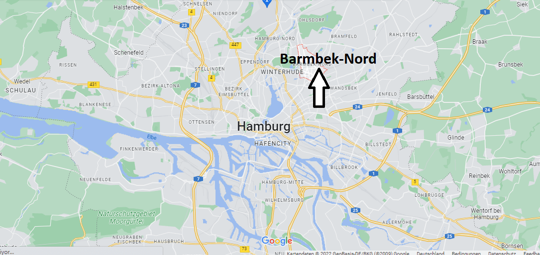 Wo liegt Barmbek-Nord