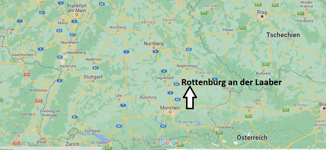 Wo liegt Rottenburg an der Laaber