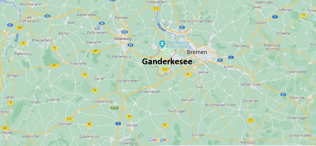 Wo liegt Ganderkesee