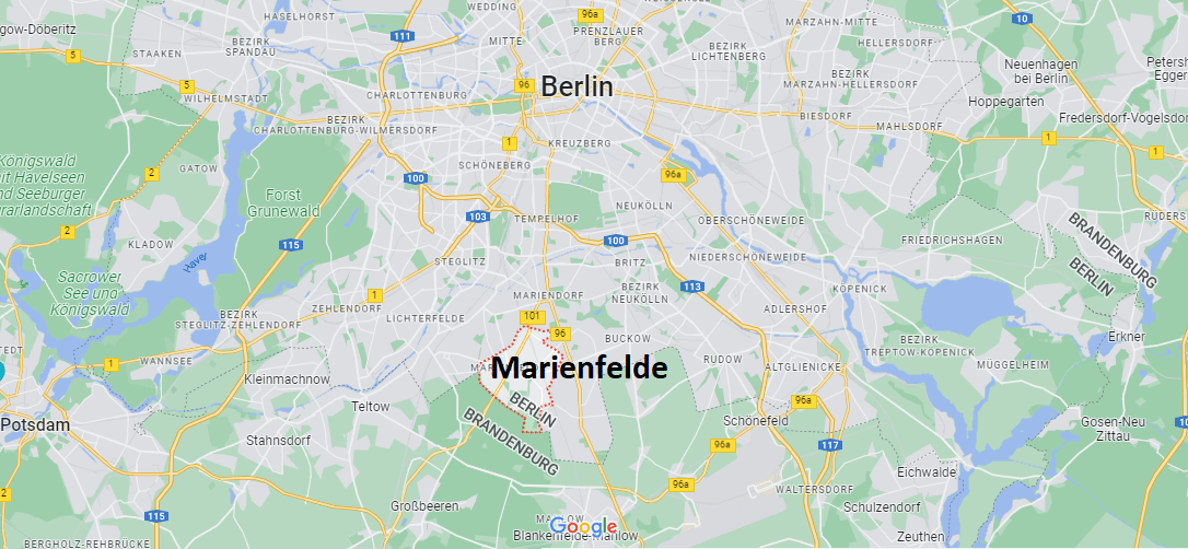 Wo liegt Marienfelde