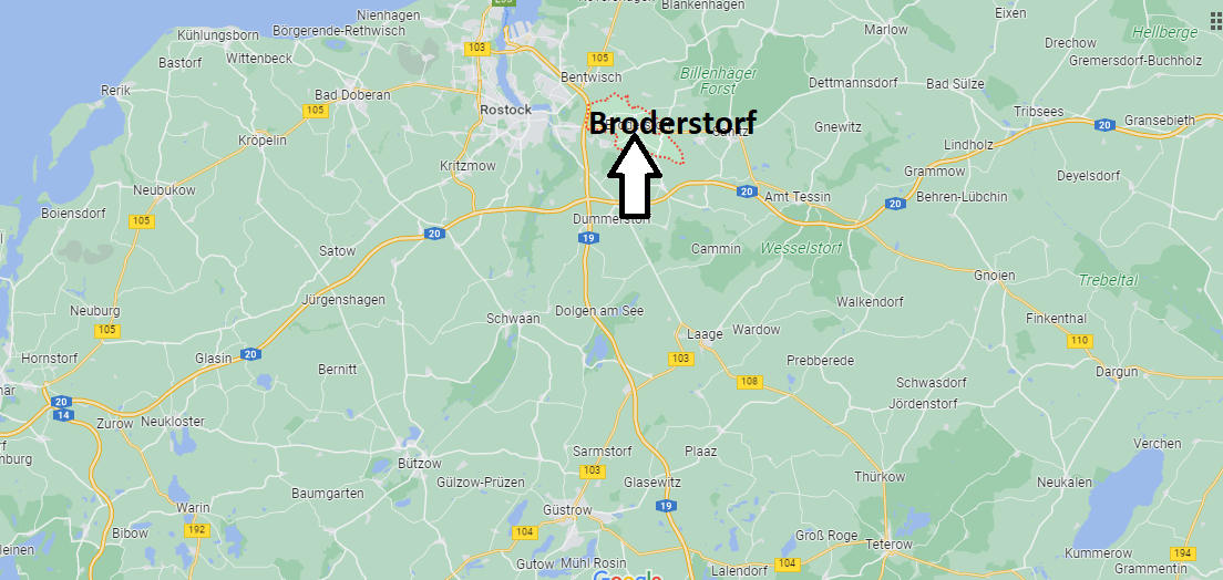 Wo ist Broderstorf