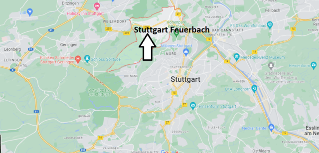 Wo liegt Stuttgart Feuerbach