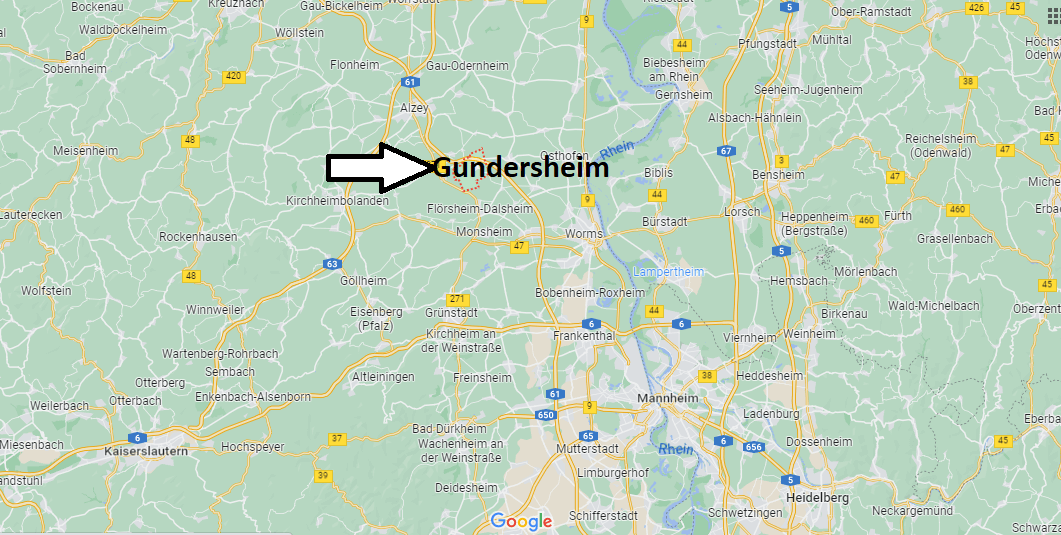 Wo ist Gundersheim