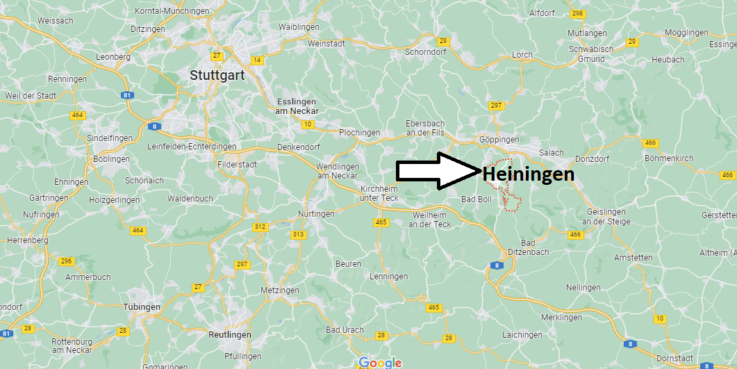 Wo ist Heiningen