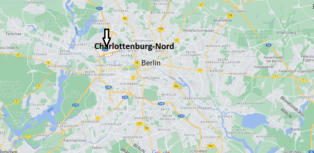 Wo liegt Charlottenburg-Nord