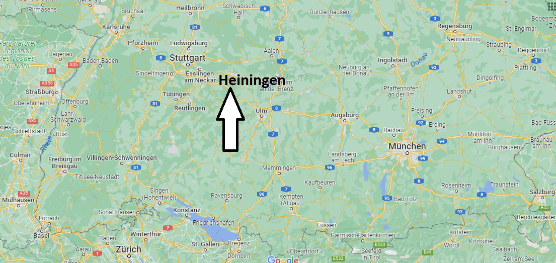 Wo liegt Heiningen
