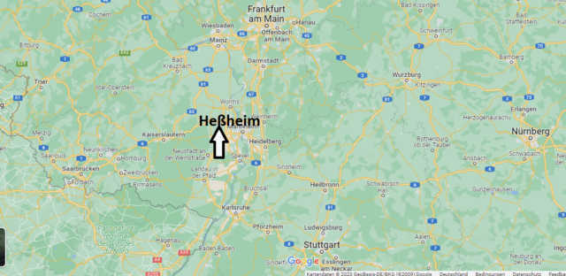 Wo liegt Heßheim