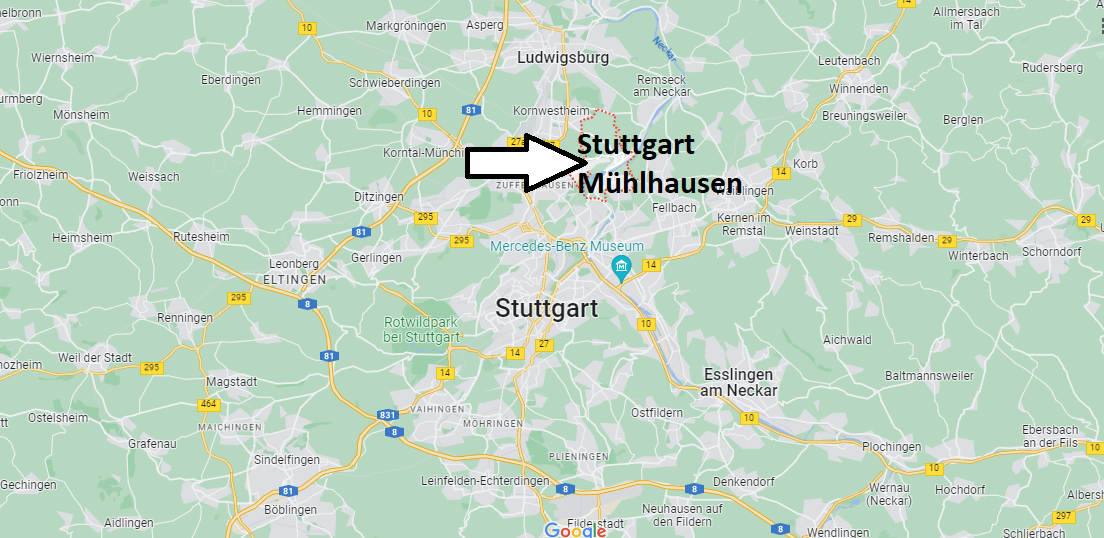 Wo liegt Stuttgart Mühlhausen