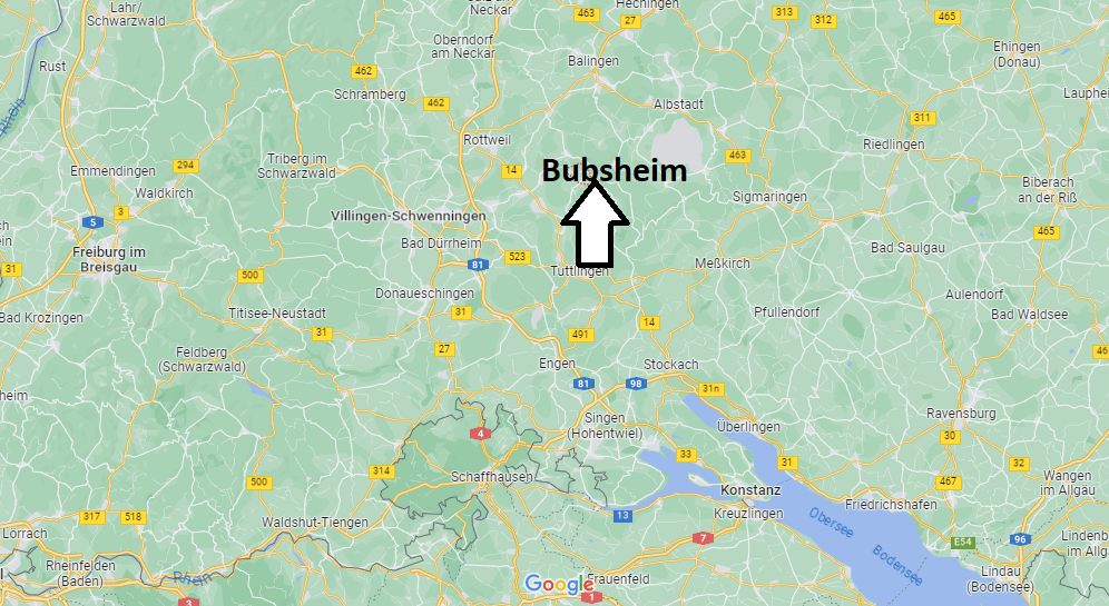 Wo ist Bubsheim