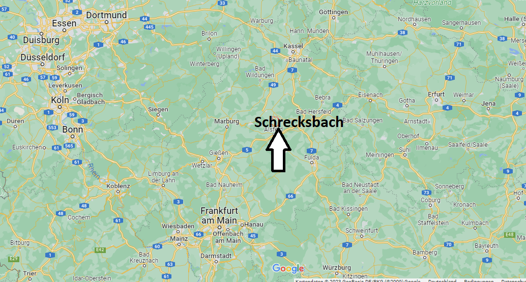 Wo liegt Schrecksbach