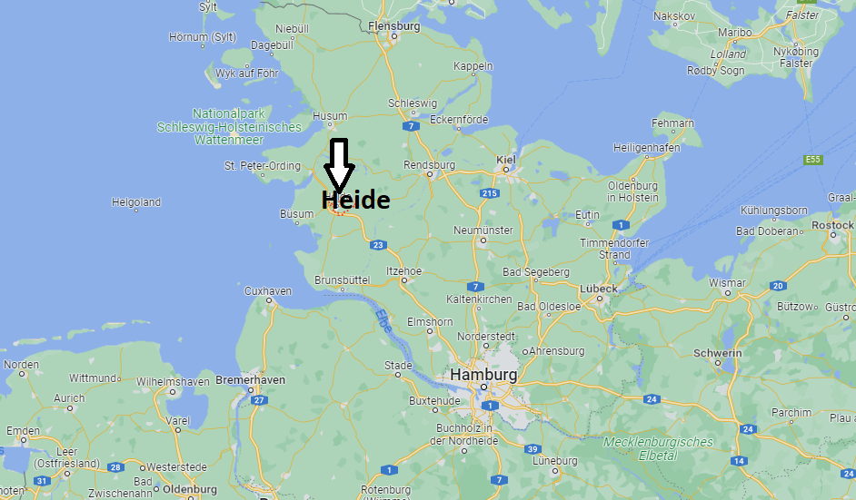 Wo liegt Heide