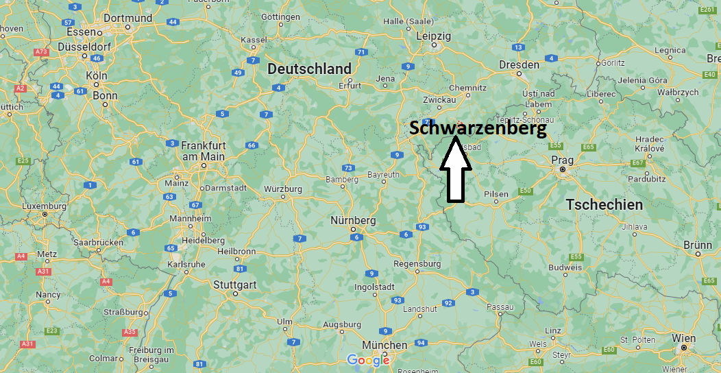 Wo liegt Schwarzenberg