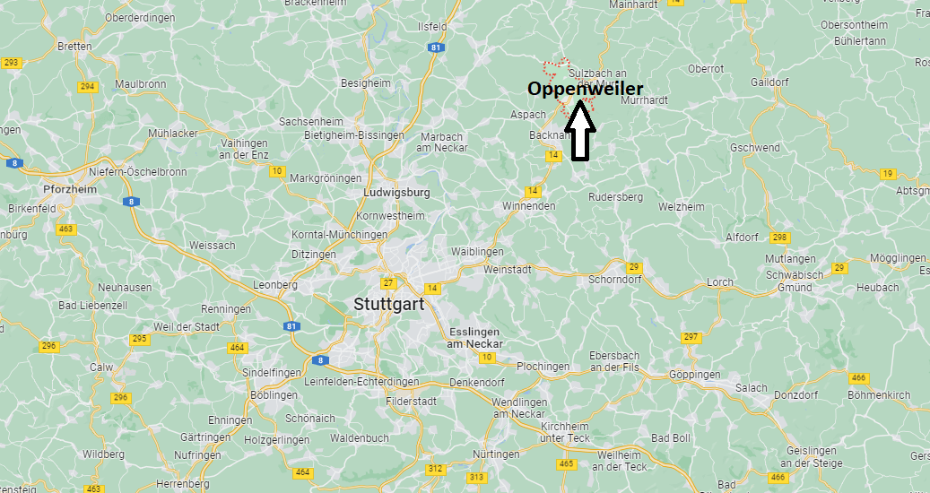 Wo ist Oppenweiler