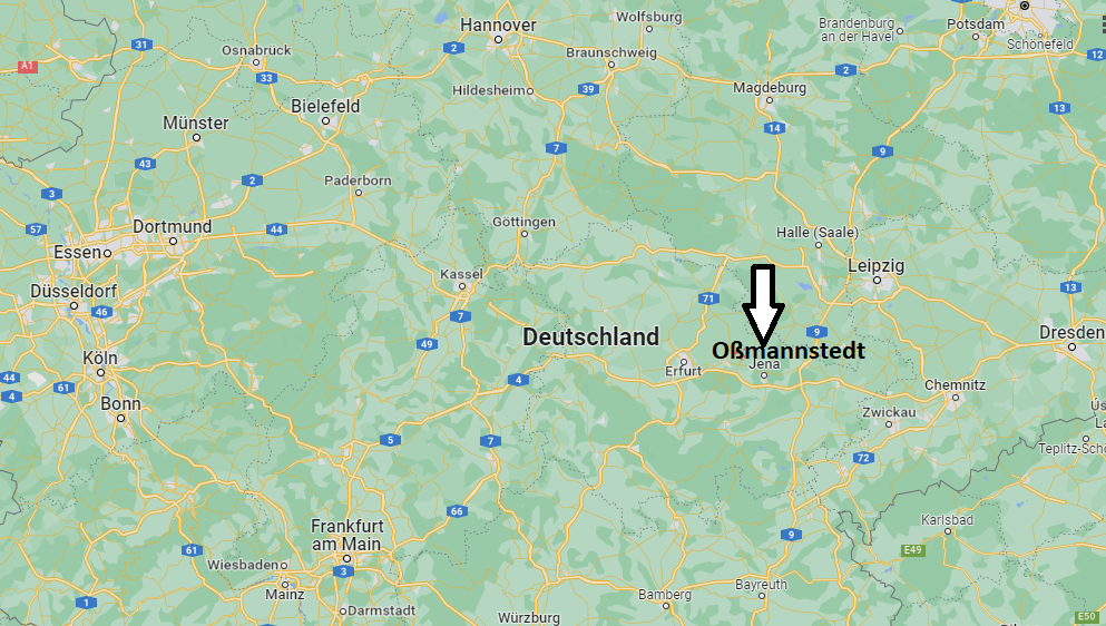 Wo liegt Oßmannstedt