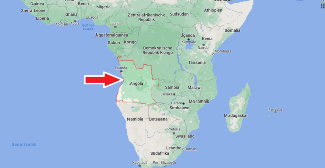 Auf welchem Kontinent liegt Angola