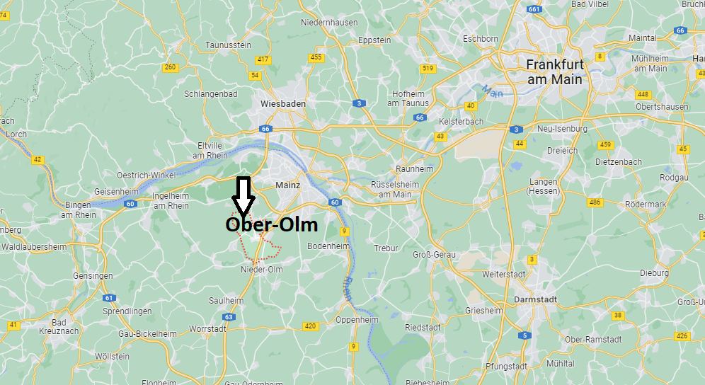 Wo ist Ober-Olm