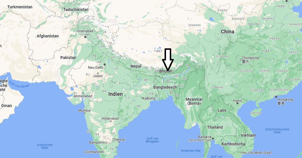 Auf welchem Kontinent liegt Bhutan