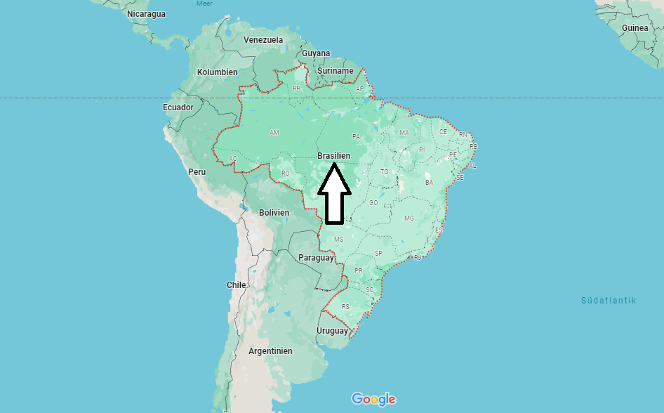 Auf welchem Kontinent liegt Brasilien