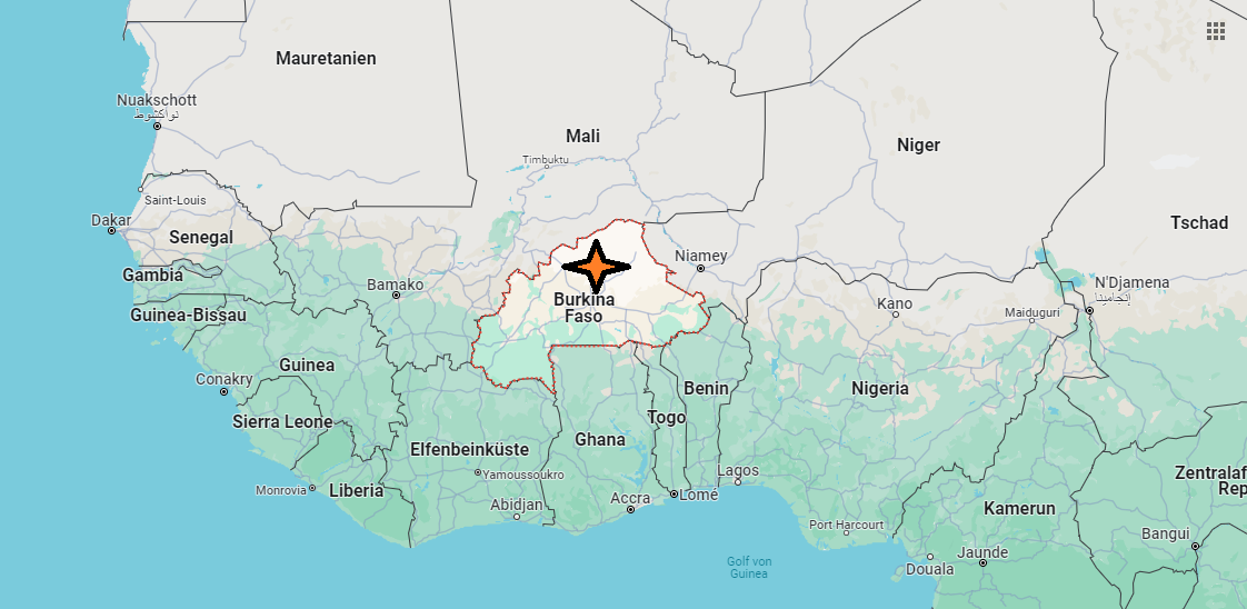 Auf welchem Kontinent liegt Burkina Faso