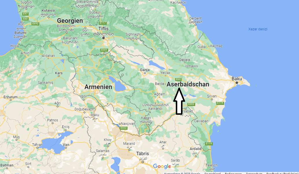 In welchem Kontinent ist Aserbaidschan