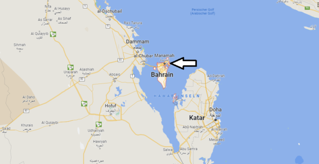 in welchem Kontinent liegt Bahrain