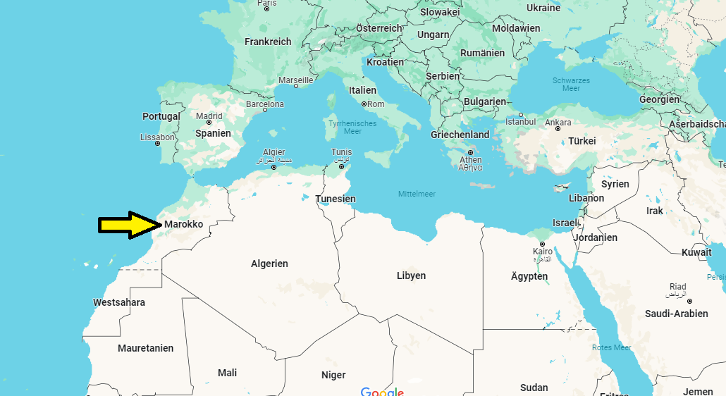 Auf welchem Kontinent liegt Marokko