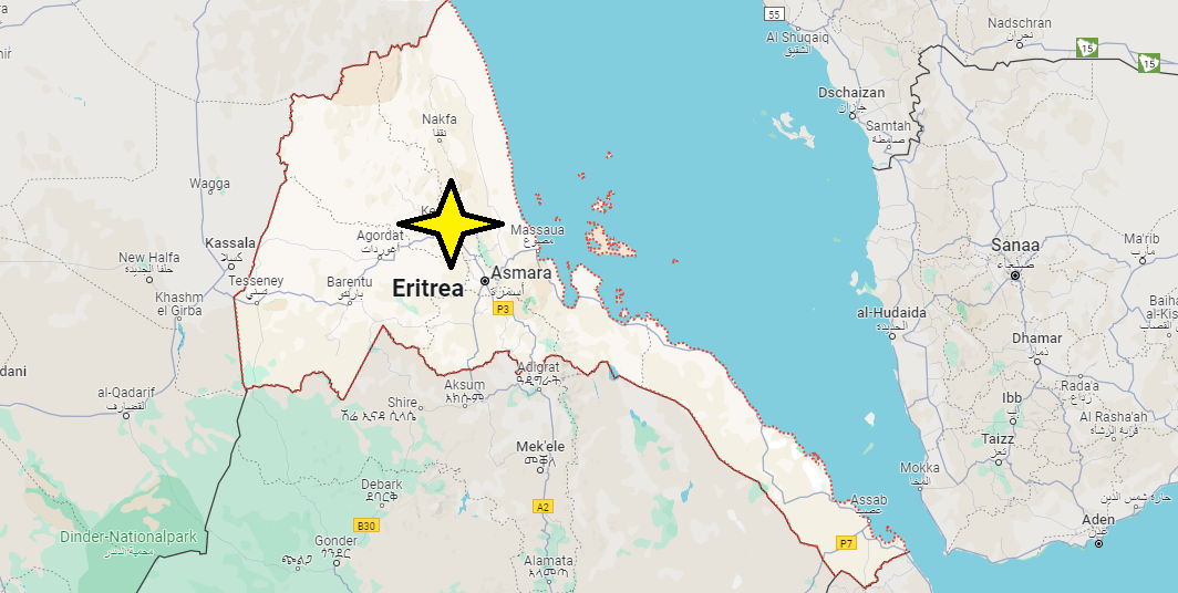 Auf welchem Kontinent liegt Eritrea