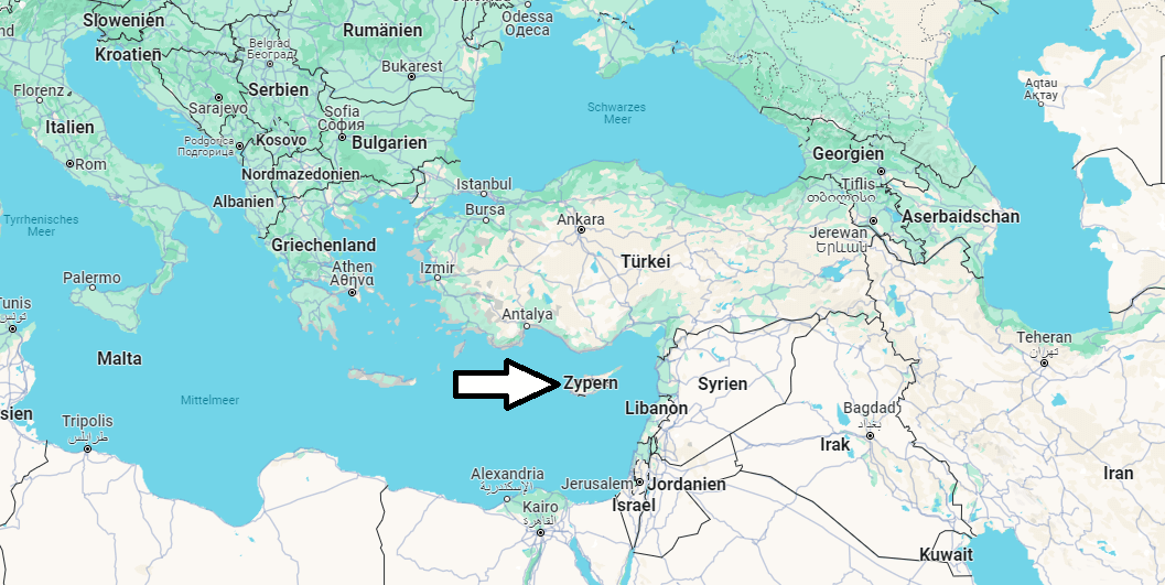 Auf welchem Kontinent liegt Zypern