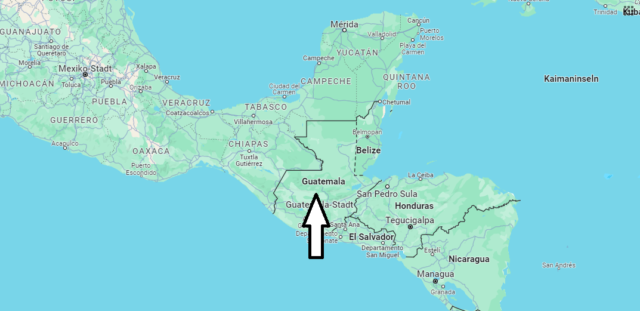 Wo liegt das Land Guatemala