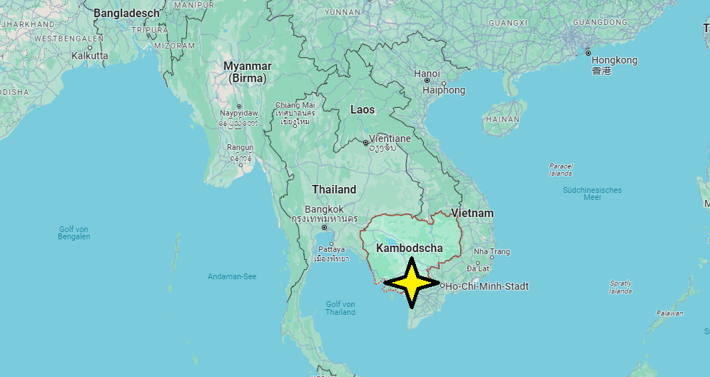Auf welchem Kontinent liegt Kambodscha